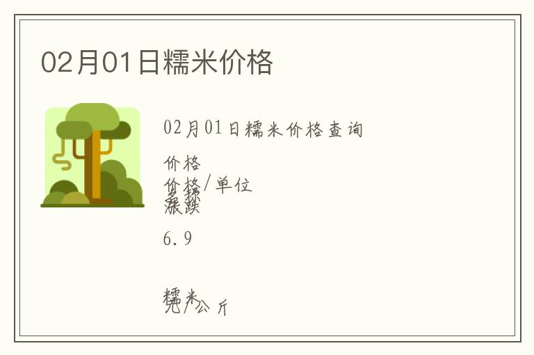 02月01日糯米價(jià)格