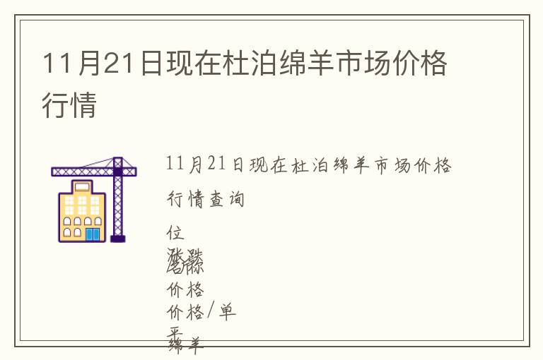 11月21日現(xiàn)在杜泊綿羊市場價格行情